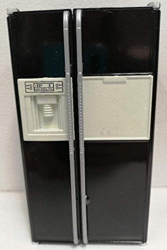 Streets Ahead Black Deluxe American Fridge 1/12 Scale