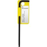 "Bondhus 15709 5/32"" Ball End Tip Hex Key L-Wrench w/ProGuard Finish, Long Arm", multi, one size