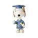 Enesco Peanuts by Jim Shore Snoopy Graduation Mini Figurine, 3.375 Inches, Multicolor