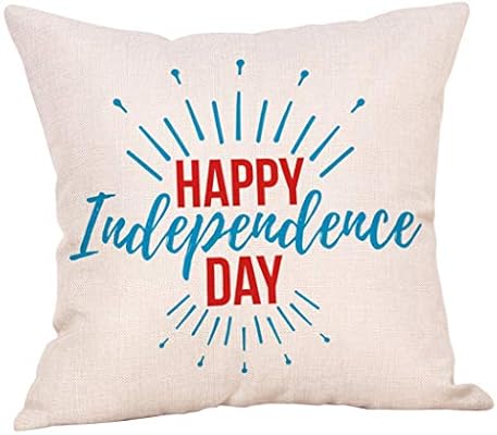Aojian Home Decor Cushion Cover Decorative Independence Day Throw