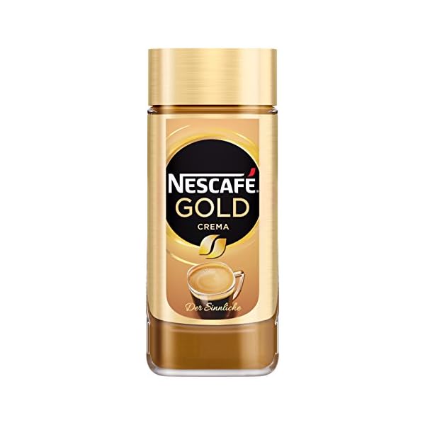 NESCAFÉ Gold Crema, löslicher Bohnenkaffee aus erlesenen Arabica-Kaffeebohnen, Instant-Pulver, koffeinhaltig… – Bild 3