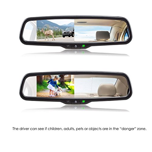 AUTO-VOX T1400 4.3" LCD Auto Adjusting Brightness Car Rearview back up