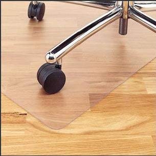 Azadx Home Office Chair Mat 30'' x 48'', Transparent Hard Floors Protector Rectangle, Office Chair Mats for Hard Surfaces (30 x 48'' Rectangle) - Thumbnail 4