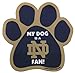NCAA Notre Dame Fighting Irish Paw Shaped Magnet