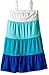 The Children's Place Baby Girls' Toddler Tiered Strapless Dress, Deep Space, 3T