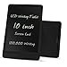LCD Writing Tablet, 10-inch Screen Lock Electronic Writing Board, Portable Handwriting Notepad with stylus for Kids and Adults at Home, School and Work Office.