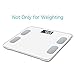 Amerzam Smart Scale,Bluetooth Body Scale Bathroom Scale Wireless Body Fat Scale with iOS and Android App to Manage Body Weight, Body Fat, Water, Muscle Mass, BMI, BMR, Bone Mass