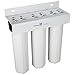 Home Master Whole House Three Stage Water Filtration System with Fine Sediment, Iron and Carbon, Blue primary