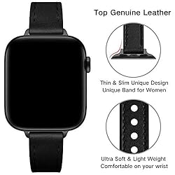 OUHENG Slim Band Compatible with Apple Watch Band