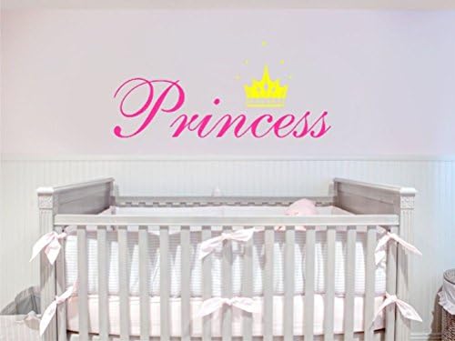 Princess Crown Removable Art Vinyl Wall Decal Sticker Decor Baby Room Nursery
