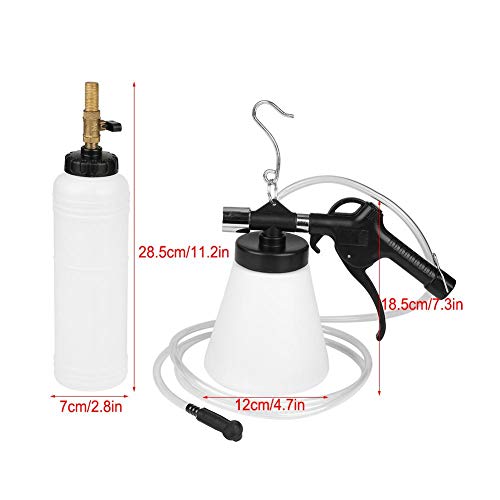Akozon Pneumatic Brake Fluid Bleeder Car Brake Fluid Bleeder Oil Pumping Machine Brake Oil Replacement Tool Kit