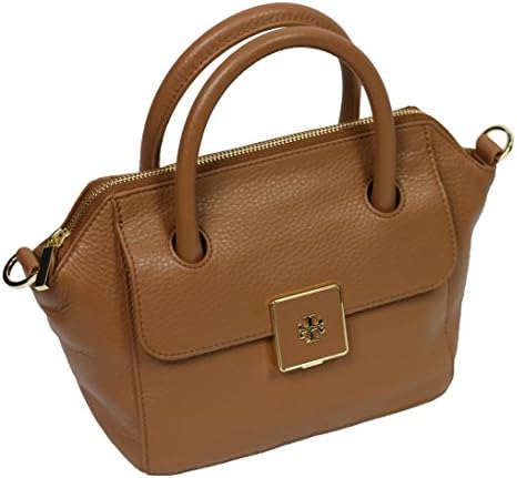 Tory Butch Clara Leather Mini Handbag Bark
