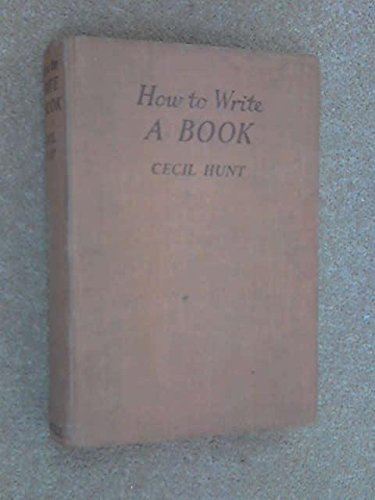 How to write a book,