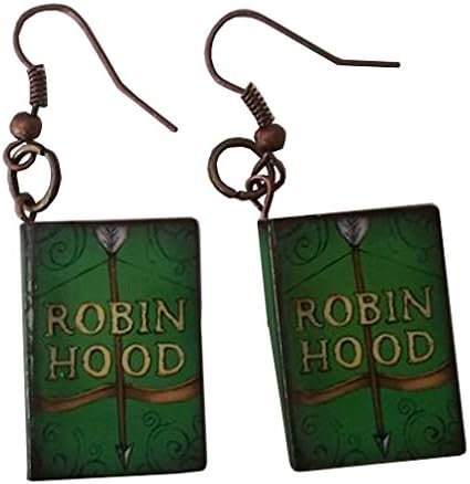Robin Hood Story Book Dangle Earrings