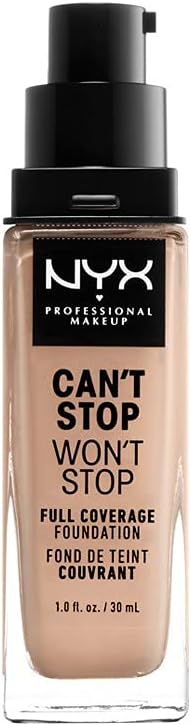 NYX Can’t Stop Won’t Stop Foundation Light 24 Hour Matte Waterproof Vegan