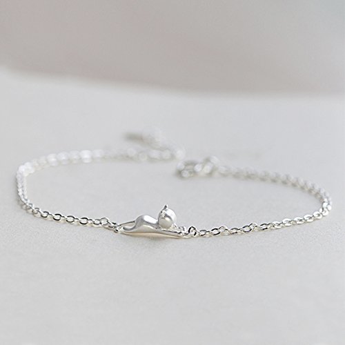 Julies-Jewelry-S925-sterling-silver-cute-cat-earring-rings-Necklace-silver-cat-bracelet