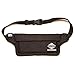 Aqua Quest AquaRoo Money Belt - The World's Original 100% Waterproof Waist Pack, Since 1994 - Comfortable, Adjustable, Lightweight - Travel Pouch for Phone, Passport, Money - Black, Packaging May Vary