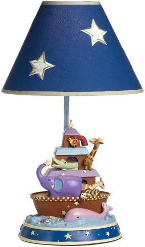 noah's ark nursery lamp