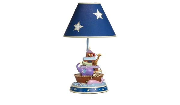 noah's ark nursery lamp
