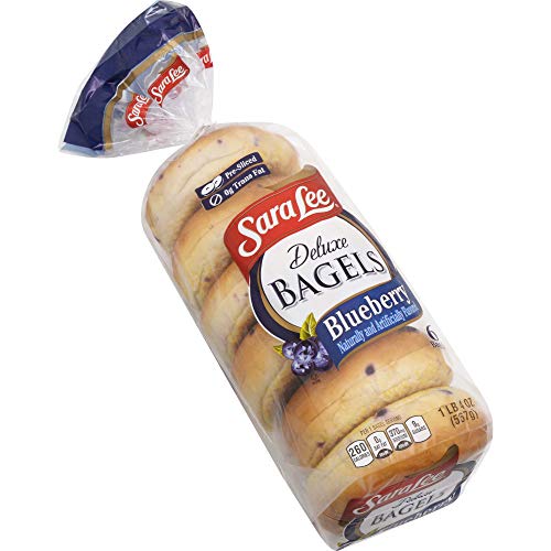 Sara Lee Blueberry Bagel, 6 count, 20 oz