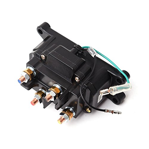12V Solenoid Relay Contactor & Winch Rocker Thumb Switch Combo for ATV UTV
