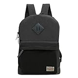 Vivahouse Fashion Versatile School Backpack, Stylish Teenager Student School Bag with Durable PU Leather and Casual Travel Indestructible Design to Take You Anywhere (Outdoor Neutral)