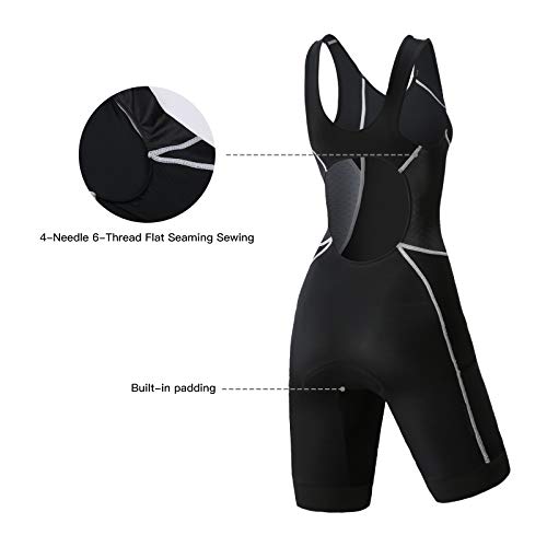 Catena Women's Triathlon Tri Suit Speedsuit Skinsuit Trisuit Sleeveless - Running Swimming Cycling Skin Suit