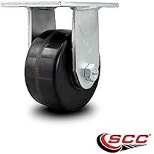 Extra Heavy Duty Kingpinless 6â€ x 3â€ Phenolic Rigid Caster - 2,000 lbs/Caster - Service Caster Brand