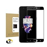 OnePlus 5 Tempered Glass Screen Protector , Thierfy [2Pack] Screen Protector [9H Hardness] [HD Anti-Fingerprint] [ Bubble Free] [Scratch Proof] Screen Protector for OnePlus 5 Black