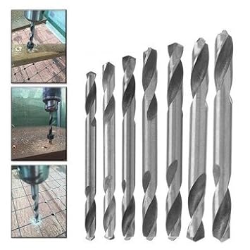Generic 10Pcs 5.2Mm Hss Straight Shank Double Head Twist Drill Bit