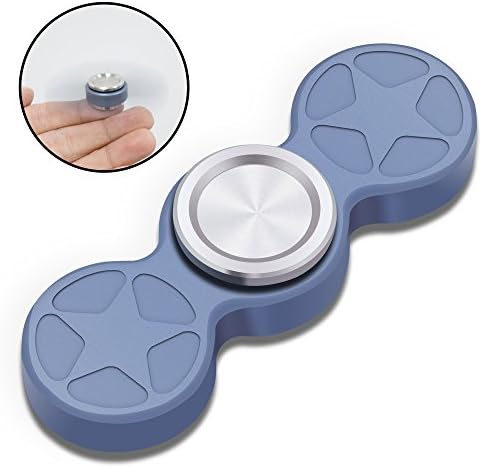 Fidget Spinner,Hand Spinner Finger Spinner EDC Fidget Spinner ADHD Focus Anxiety Relief Toys by Jarvinia (Titanium 01)