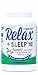 Relax + Sleep Anxiety Relief - Stress Support Capsules Helps Restful Sleep - Relaxation Supplement Blended with Melatonin, 5-HTP, Chamomile, Vitamins, Ashwagandha and L-Theanine