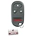 KeylessOption Keyless Entry Remote Control Car Key Fob Alarm Clicker for Honda CRV CR-V OUCG8D-344H-A
