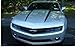 Hood Spear Decal Graphic Stripes - 2010-2015 Camaro - (Color: Flat Black)