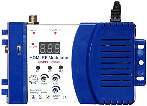 Clockeikic HDM68 Modulator Digital RF HDMI Modulator VHF UHF Frequency PAL/NTSC Standard