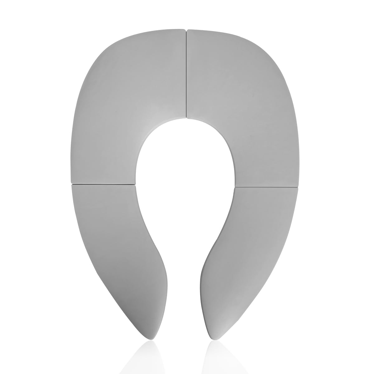 Pejoye Portable Potty Toilet Training Seat, Potty Training Toilet Seat for Boys and Girls, Foldable Travel Toilet Seat Toddler with Travel Bag, Non-Slip Toilet Seat Covers, Grey