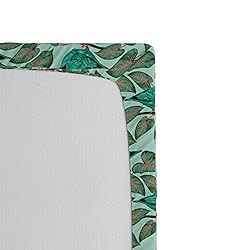 Ambesonne Tropical Fitted Sheet, Exotic Flora and