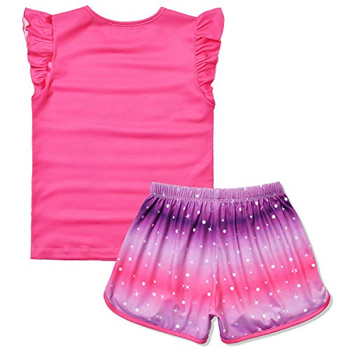 Unicorn Pajamas for Teen Girls 12 13 Pjs Sets Unicorn Clothes Summer Nightshirts - Thumbnail 2