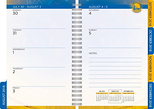 Turner 1 Sport Golden State Warriors 2019 Tabbed Planner Personal Organizer (19998420233)