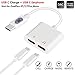 USB C Splitter, Dual USB C Audio and Charger Adapter for Pixel 2/2 XL/3/3 XL,Galaxy Note 10/10+, Macbook/iPad Pro, Essential Ph-1, Huawei Mate 10/20 Pro, Xiaomi and More (Not Fit Moto and OnePlus)thumb 1