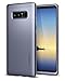 Spigen Thin Fit 360 Designed for Samsung Galaxy Note 8 Case (2017) Tempered Glass Screen Protectors Included - Orchid Gray