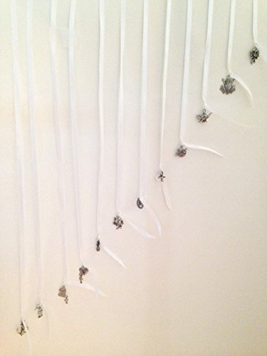 Set of 12 Wedding Cake Charms for Wedding Tradition at Bridal Shower