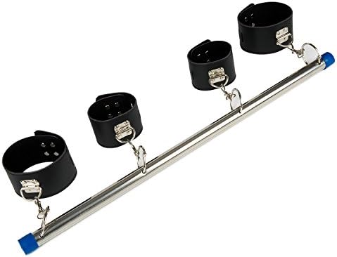 Bar Spreader Hanger Pole, Stainless Steel Metal Adjustable Spreader Bar Leather Hanger Hook Hot Sale New Product for Christmas Gift