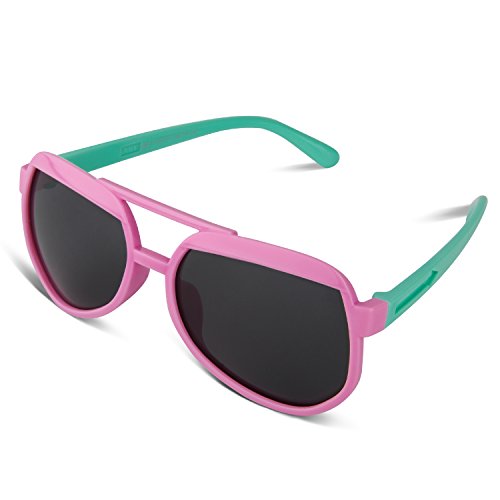 RIVBOS® RBK001 Polarized Kids Sunglasses For Boys Girls for Baby