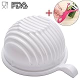 Salad Cutter Bowl, Outgeek Salad Cutter Chopper Salad Cutter Slicer Bowl 60 Second Salad Maker with Vegetable Peeler
