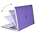 MOSISO MacBook Pro 13 Case 2018 2017 2016 Release A1989/A1706/A1708, Plastic Hard Shell & Keyboard Cover & Screen Protector & Storage Bag Compatible Newest Mac Pro 13 Inch, Crystal Violet