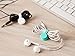 Orzero (7 Pack) 7 Candy Colors Magnetic Cable Winder Wrap Cord Organizer Soft Silicone for Earphone Cell Phone Pad USB Data Cable Use as Bookmarks Keychain