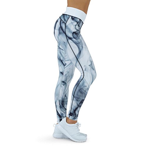 Litetao 2019 Women Sexy Gym Yoga Mid Waisted Printed Fitness Elastic Leggings Pants
