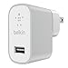 Belkin MIXIT Metallic Micro USB Home and Wall Charger (2.4 Amp / 12 Watt), Silver