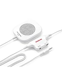 sangean PS 300 almohada con altavoces con control de volumen en línea Y Amplificador (Blanco)